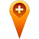 location, pin, Add Chocolate icon