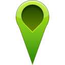 pin, location OliveDrab icon