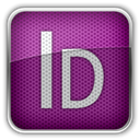 adobe, indesing Purple icon