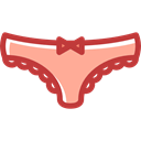 Femenine, knickers, Underpants, fashion, underwear, panties Black icon