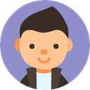 Avatar, profile, user, Business, people, Boy MediumPurple icon