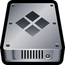 Disk, mac, Device, internal, drive, Bootcamp, hardware DarkGray icon