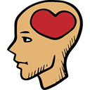 Valentines Day, lovely, Brain, head, Romanticism, love, romantic, people BurlyWood icon