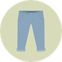 Clothes, Jeans, trousers, fashion, pants, Garment LightGray icon