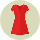 Femenine, Garment, clothing, dress, fashion, Elegant, Clothes LightGray icon