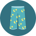 Clothes, trousers, fashion, pants, Garment SeaGreen icon