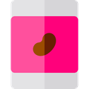 food, Beans, Can, western, Legume, Food And Restaurant HotPink icon