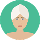 Female, woman, Beauty, spa, treatment, Feminine, Face, medical CadetBlue icon
