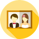 picture, frame, wedding, Love And Romance Khaki icon