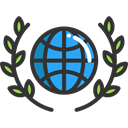 earth, planet, web, Geography, Maps And Flags, Planet Earth, Earth Globe, Earth Grid, Maps And Location DarkSlateGray icon