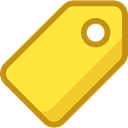 Label, tag, shopping, Price, Shop, ui, price tag Gold icon