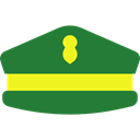 clothing, Military, fashion, uniform, hat ForestGreen icon