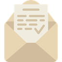 Email, envelope, Multimedia, Message, mail, interface, mails, envelopes, Shipping And Delivery Wheat icon