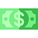 Business And Finance, Notes, Business, Money, Cash, Currency LightGreen icon