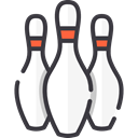 Game, sports, Fun, leisure, Bowling Pin, Sports And Competition DarkSlateGray icon