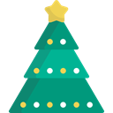 trees, Christmas tree, christmas, nature, Forest, woods DarkCyan icon