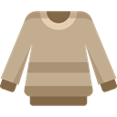 christmas, Jersey, Clothes, clothing, fashion, sweater, Pullover, Garment Tan icon