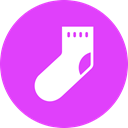new, christmas, gift, year, clothing, sock MediumOrchid icon