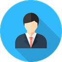 profession, Occupation, Professions And Jobs, people, user, Avatar, job, Businessman DodgerBlue icon