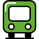 travel, land, vehicle, Bus, Road OliveDrab icon