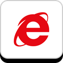 media, internet, Logo, Explorer, Social, Company, Brand Red icon