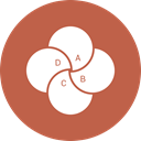 chart, pie, Business, ratio IndianRed icon