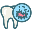 Dentistry, oral hygiene, oral bacteria, tooth, Bacteria, dental, Dentist SeaGreen icon