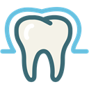 tooth, dental, Enamel, enamel teeth, Dentist, medical, Protection Linen icon
