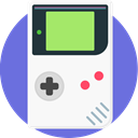 Game, Handheld, nintendo, Gameboy, retro, portable, video game WhiteSmoke icon