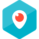 Social, Colored, Hexagon, Periscope, media, social media, High Quality DarkTurquoise icon