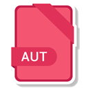 Format, Extension, Aut, paper, File Salmon icon