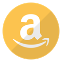 Logo, buy, Articles, Amazon, website, items SandyBrown icon