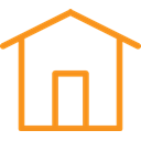 Home, house, residence, asset Black icon