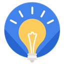 Idea, light, Business, work RoyalBlue icon