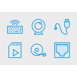 Computer Hardware Cute Style vol 1 icon packages