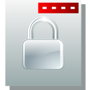 File, Lock DarkGray icon