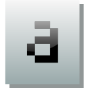 Bitmap, Font DarkGray icon
