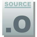 O, Source DarkGray icon
