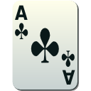 Cards, poker Gainsboro icon