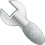 Configure, toolbars Silver icon