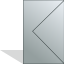 mail, envelope DarkGray icon