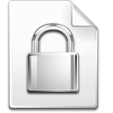 File, locked, secure, security, locked file, Lock Snow icon