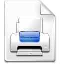 printer, File Snow icon