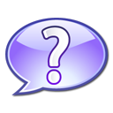 support, help, question mark Lavender icon