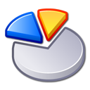 kcmpartitions, chart, pie Black icon