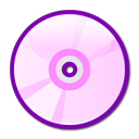 Dvd, disc, Cd, pink LavenderBlush icon