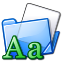 Folder, Font Black icon