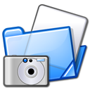 Folder, photo Black icon