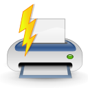 File, quick, Print WhiteSmoke icon