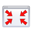 windows, Nofullscreen WhiteSmoke icon